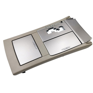 Panel de Cambio de Marchas para Camry 2007-2011 con Portavasos y Compartimento de Almacenamiento, Apilamiento Central de Plástico Gris Claro - Product Image 1