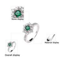 Bagues de fiançailles en argent sterling 925 pour femmes, serties de zirconiums cubiques étincelants, bijoux de mode pour occasions spéciales