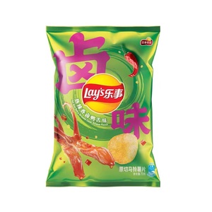Halal en gros Lays Hot Sour Lemon Chicken Feet Potato Chips 70g Snacks exotiques en vrac - Product Image 2