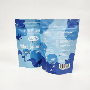 Bolsa de pie con logotipo personalizado de bajo costo, bolsa de embalaje de grado alimenticio, bolsa de embalaje de polvo resellable - Product Image 6