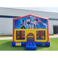 Grand château gonflable pour fêtes en plein air, location de château gonflable 13x13, château gonflable commercial à vendre