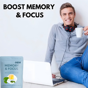 Té Herbal OEM Memory Focus con Gotu Kola, Ginkgo y Ho Shou Wu, Mezcla para Apoyar la Salud Cerebral, Té en Bolsitas de 50g - Product Image 3