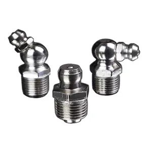 Sicomcn Professional Stainless Steel Standard 1/4-28 Grease Nipple Fitting