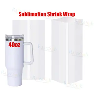 Shrink Wrap for Sublimation Tumblers 5x10 Inch 100PCS,Heat Transfer Shrink  Film Bags for Mugs,Cups,Sublimation Shrink Wrap Sleeves