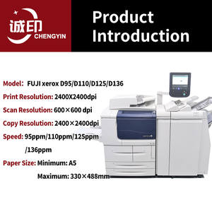适用于 D95/D110/D125/D136 通用多功能复印机/激光打印机翻新黑色 95-136 页/分钟高速打印 A3 尺寸 - Product Image 6