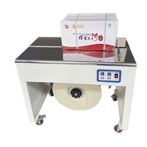 Máquina Flejadora/Envolvedora de Cartones Semiautomática de Doble Motor para Empaque de Alimentos, Alta Capacidad, Control PLC, Bajo Ruido, Correa de Plástico - Product Image 4
