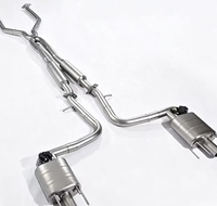 Échappement Catback UML Valvetronic Lexus ISF 5.0L V8 avec télécommande, silencieux réglable en acier inoxydable poli miroir, garantie 3 ans