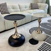 Table basse contemporaine de luxe en fer, durable, avec structure stable, pour salon, salle à manger, bureau à domicile et bar