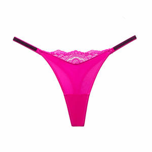 Nouvelle culotte string sans couture à taille basse sexy 2025, sous-vêtements pour femmes, grande taille, spandex/nylon, logo personnalisé, respirant - Product Image 5