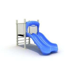 สนามเด็กเล่นกลางแจ้งมีความสุขสไลด์น้ำพลาสติกสวนเด็กทารกสนามหลังบ้านเกมสวนสนุก - Product Image 3