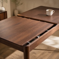 Table à manger extensible sur mesure à hauteur constante, 760 mm de hauteur, 850 mm de largeur, avec extension coulissante supérieure, pour la maison familiale - Esszimmer-Set