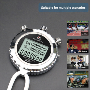 Xách tay điện tử đồng hồ bấm giờ Hẹn giờ với báo động cho theo dõi và lĩnh vực thể thao chạy huấn luyện viên đào tạo cạnh tranh thời gian - Product Image 3
