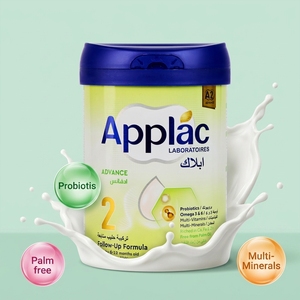 Applac Stage 2 <span class=keywords><strong>Latte</strong></span> <span class=keywords><strong>in</strong></span> <span class=keywords><strong>Polvere</strong></span> per Lattanti 6-12 Mesi con Probiotici e Prebiotici, Ferro e DHA - Product Image 1