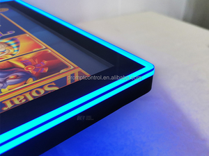 Tùy Chỉnh 21.5 27 Inch Baccarat Cạnh Trở Lại LED Ánh Sáng Đóng Khung Chơi Game <span class=keywords><strong>Arcade</strong></span> Trò Chơi Máy Cảm Ứng Phẳng Màn Hình Màn Hình Cho Máy Chơi Game - Product Image 4