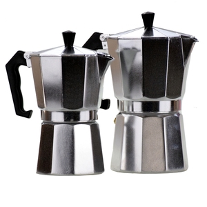 Moka Pot en aluminium italien Machine à café expresso Cafetière <span class=keywords><strong>pour</strong></span> cuisinière à gaz Classique Coffeeware Home Barista Accessoires - Product Image 3