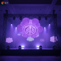 BOYAN Géant Suspendu Nuage Décor Gonflable Led Lumière Truss Nuages pour Scène Publicitaire