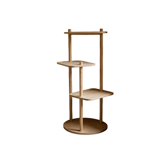 Four Tier Bamboo Shelving <b>Unit</b> For Plants Bedroom <b>Storage</b> Stand <b>Corner</b> Rack Multifunctional Organization Display Shelf - Product Image 5