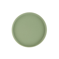 Bol circulaire en céramique scellé, 3 tailles, vert moderne 1 pièce, avec couvercle plat, plateau à aliments, double usage, porcelaine pot à soupe chaude, ensembles d'assiettes à dessert
