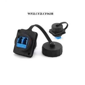 d Type Screw Panel Chassis Wall Mount Duplex <strong>Lc</strong> sc Mpo Female Fiber Optic Connector Module Zinc Alloy Extender Coupler - Product Image 6