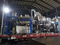 Machine commerciale d'extraction et de raffinage d'huile de noix de coco et de graines de sésame 500 kg/jour, presse à huile brute automatique