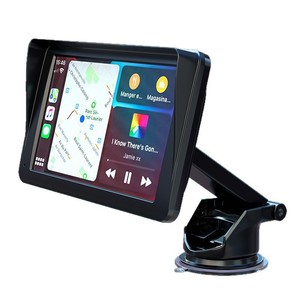 Monitor portátil para coche, pantalla de 7 pulgadas con Mirror Link, compatible con Android AUTO, Carplay, pantalla táctil, radio para coche - Product Image 1