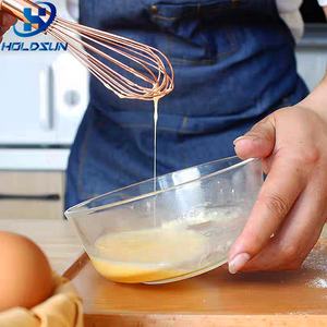 <span class=keywords><strong>Fouet</strong></span> de <span class=keywords><strong>cuisine</strong></span> portable en acier inoxydable plaqué or rose de 10 pouces, écologique, avec grande poignée pour mélanger et battre - Product Image 6