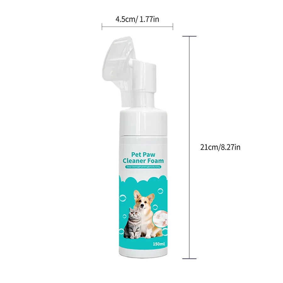 Pet Products Pet Foot Foam for Dog, cat and paw Foot Leave-in Care 150ml