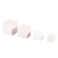 Boîtes d'emballage en carton blanc de qualité supérieure, personnalisables, plusieurs tailles, surface brillante