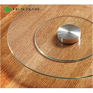 จานหมุนสำหรับอบกระจกนิรภัยสไตล์อุตสาหกรรมขนาดเส้นผ่านศูนย์กลาง30ซม. ถาดเสิร์ฟของซูซานสำหรับตกแต่ง - Product Image 3