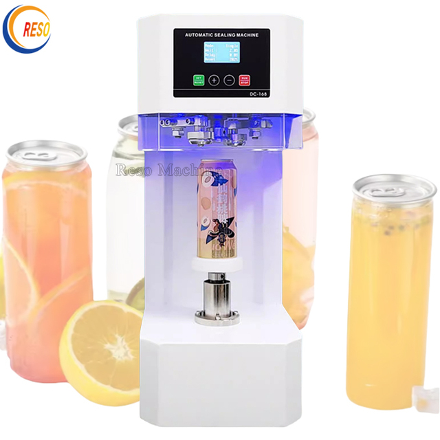 Coffee Drink Canning Pet Can Sealer Machine Beer Juice Closing Sealing Machine