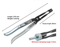 Outil de retrait de joint de tige de soupape et installateur de kit de réparation de moteur de voiture avec douilles de conduite de pince