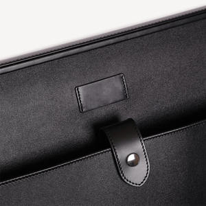 Bolso oficial de cuero de estilo Vintage personalizado, maletín duro hecho a mano, Maleta, maletín de cuero negro para <span class=keywords><strong>abogado</strong></span> - Product Image 3