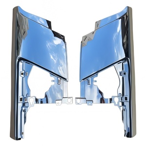 Pièces de carrosserie de camion de haute qualité, protection d'angle de camion, argenté et blanc électroplaqué, 8974060407 8974060397 pour Isuzu ELF NPR - Product Image 4