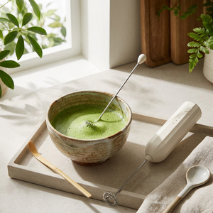 Mousseur à lait rechargeable, portatif, 3 vitesses, mousseur à café électrique, mini fouet en acier inoxydable pour latte, cappuccino, <span class=keywords><strong>matcha</strong></span> - Product Image 4