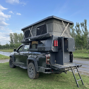 Camper amovible <span class=keywords><strong>pour</strong></span> camion Ford F150 avec benne de 5,5 pieds, canapé-lit RV/<span class=keywords><strong>camping</strong></span>-<span class=keywords><strong>car</strong></span>, <span class=keywords><strong>pour</strong></span> camion Chevrolet, fourgonnette, camion à plateau, avec toilettes et douche - Product Image 1