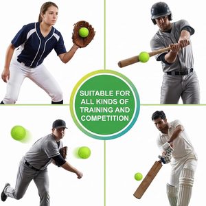 Ballons de baseball d'entraînement en mousse PU alvéolée, sans sensation de coup, pour machine à lancer, 9 pouces, 5 OZ, pour la pratique sportive en extérieur - Product Image 3