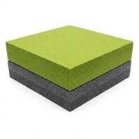 Panneau acoustique en feutre polyester, absorbeur de son, couleur personnalisée pour studio d'enregistrement, home cinéma, mur, plafond