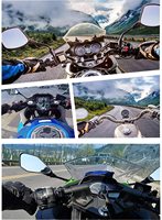 Kits de fixation pour casque de moto 37 en 1 pour GoPro DJI Osmo avec attaches supplémentaires pour caméra, bases de fixation, coussinets adhésifs