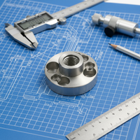 Pièces métalliques sur mesure non standard de précision en aluminium, acier inoxydable, titane, usinées par CNC, perçage CNC, usinage CNC de l'aluminium