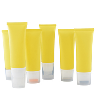 Crème vide personnalisée en plastique PE pour les mains lotion nettoyante pour le visage crème pour les yeux boule multifonctionnelle tube d'emballage de cosmétiques doux