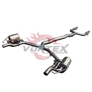 ท่อไอเสีย Vortex Aggressive Sound Valvetronic Catback พร้อมปลายท่อแบบ Quad สำหรับ Mercedes-AMG C43 W205 3.0T V6 รับประกัน 2 ปี - Product Image 3
