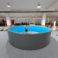 Piscine gonflable robuste à structure Drop Stitch, antidérapante et douce pour la peau, pliable et portable pour usage familial et commercial