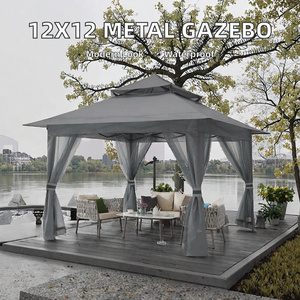 Gazebo Plegable de 12x12 13x13 con Cortinas de Malla para Exteriores - Product Image 2