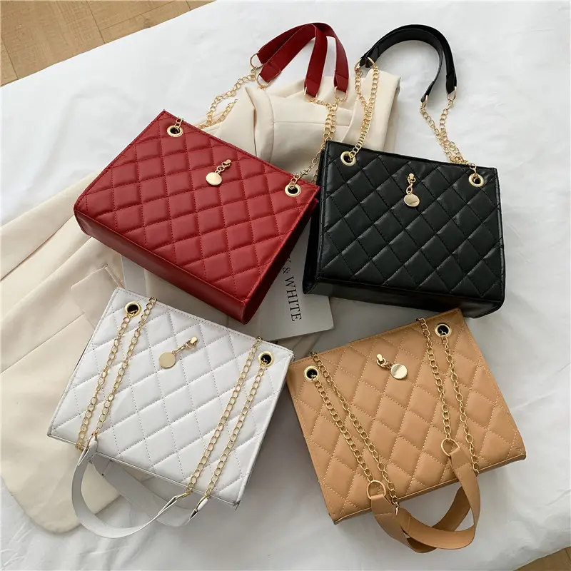 Wholesale ladies purses handbags fashion chain bags for women PU leather crossbody bags for women shoulder bag