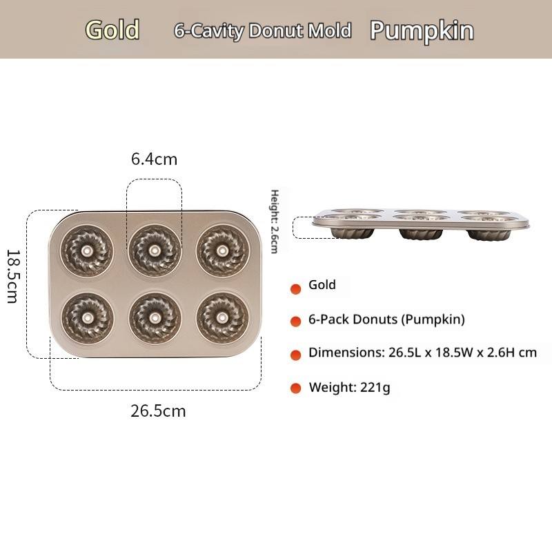 Donuts Golden-6 (citrouille)
