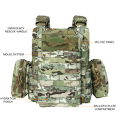 1000D étanche M81 Woodland plaque transporteur gilet tactique léger gilet tactique chasse randonnée gilet tactique équipement