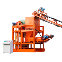 Offre Spéciale : Machine à Briques en Ciment Semi-Automatique QTJ4-26C, Machine à Blocs de Pavé, Ligne de Production de Briques