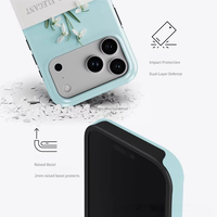 Fundas Protectoras Personalizadas para Teléfono con Transferencia de Calor, 2 en 1, TPU y PC, Impresión 3D, para iPhone 17, 16, 15, 14, 13 Pro Max