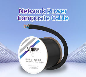 Câble <span class=keywords><strong>Ethernet</strong></span> Utp Cat5e de qualité supérieure directe d'usine SIPU avec 2 câbles d'alimentation câble composite <span class=keywords><strong>pour</strong></span> la communication - Product Image 5