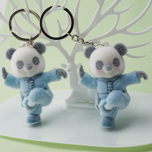 พวงกุญแจตุ๊กตาคองฟูแพนด้า 3 มิติ น่ารัก ทำจากเรซิ่น พร้อมจี้ห้อยกระเป๋าการ์ตูน - Product Image 2